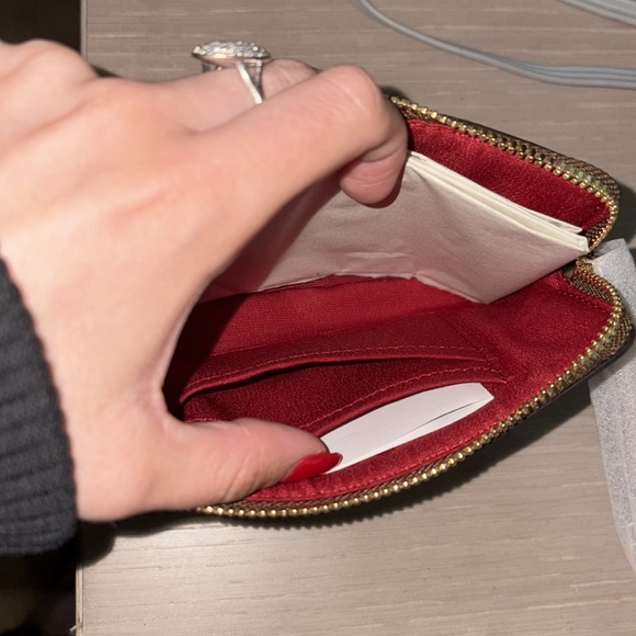 Coach Limited Edition Brown Monogram Rainbow Wristlet - Picture 3 of 5